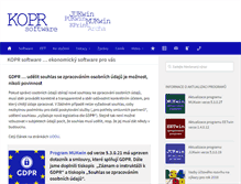 Tablet Screenshot of kopr.cz